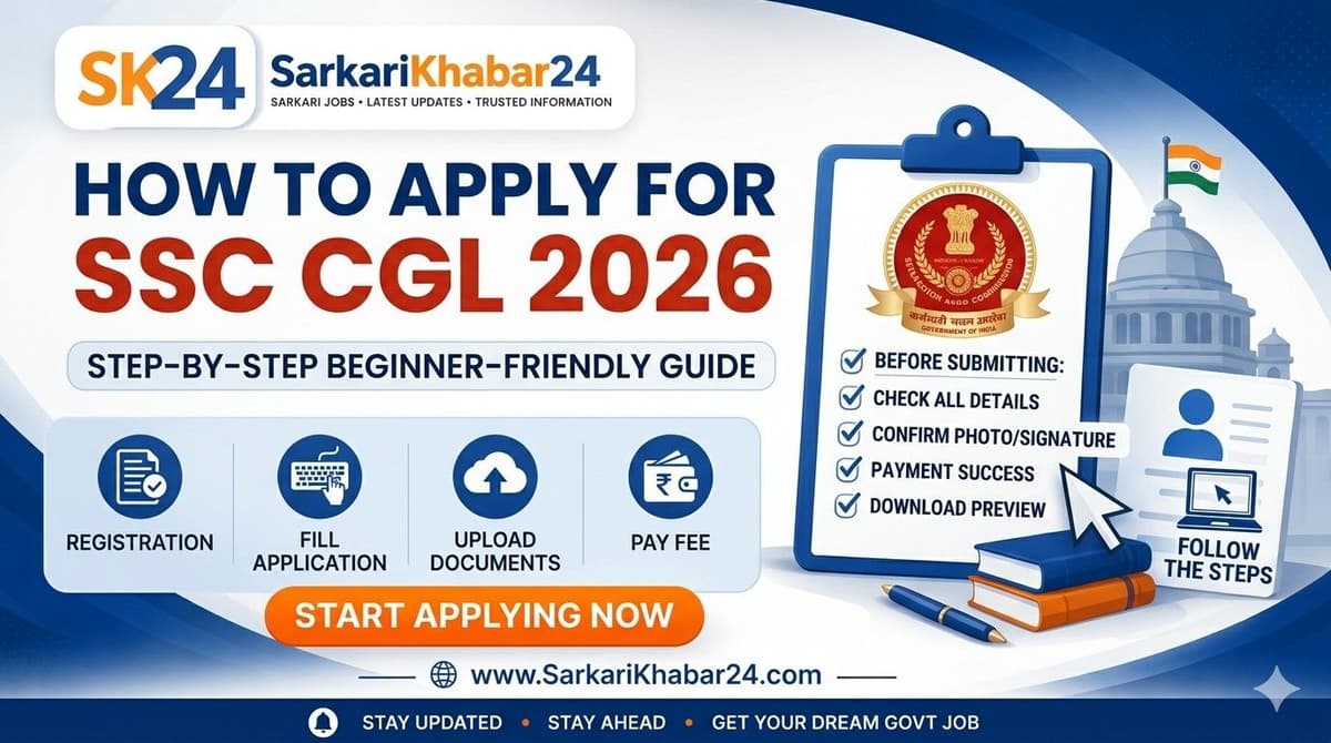 How to Apply for SSC CGL 2026 (Step-by-Step Guide)